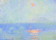 Claude Monet, Waterloo Bridge, Effect of Sunlight in the Fog